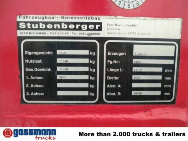 TONHOFER DL1 Plattform-Auflieger - Pritschenauflieger/ Plattformauflieger: das Bild 3 TONHOFER DL1 Plattform-Auflieger - Pritschenauflieger/ Plattformauflieger: das Bild 3