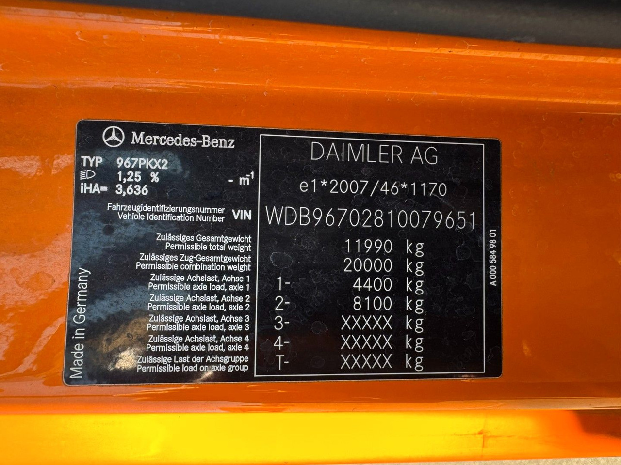 Saug-/ Spülfahrzeug Mercedes-Benz Atego 1223 4x2 Euro 6 Cityflex 204: das Bild 19 Saug-/ Spülfahrzeug Mercedes-Benz Atego 1223 4x2 Euro 6 Cityflex 204: das Bild 19