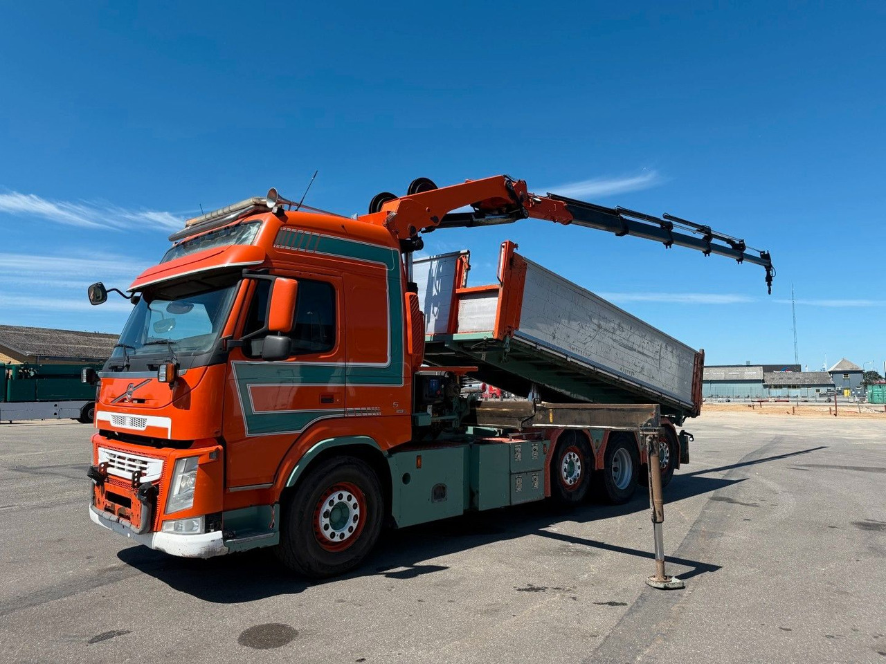 Volvo FM500 8x2*6 Crane HMF 2620 K5 Pendel Tipper - Autokran: das Bild 1 Volvo FM500 8x2*6 Crane HMF 2620 K5 Pendel Tipper - Autokran: das Bild 1