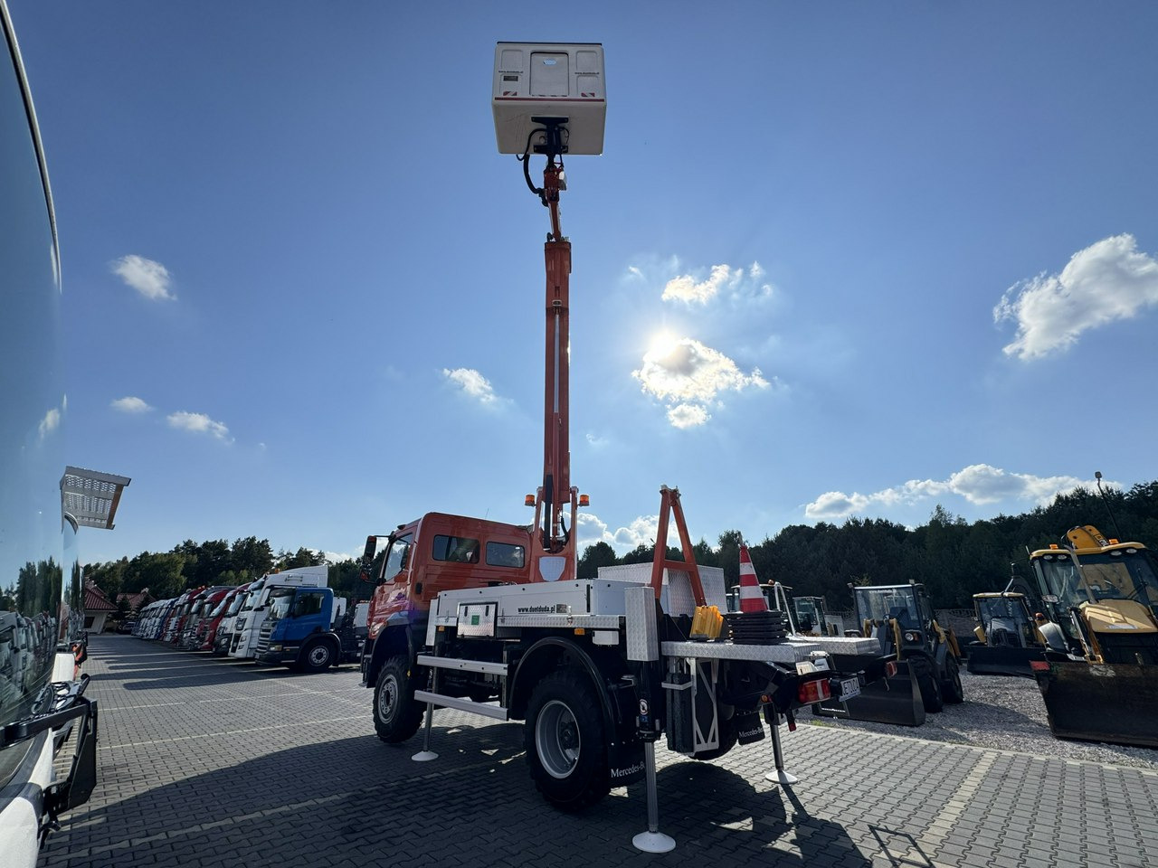 LKW mit Arbeitsbühne Mercedes Atego 818 E6 4x4 Zwyżka PALFINGER P250 BK Podnośnik Koszowy: das Bild 22