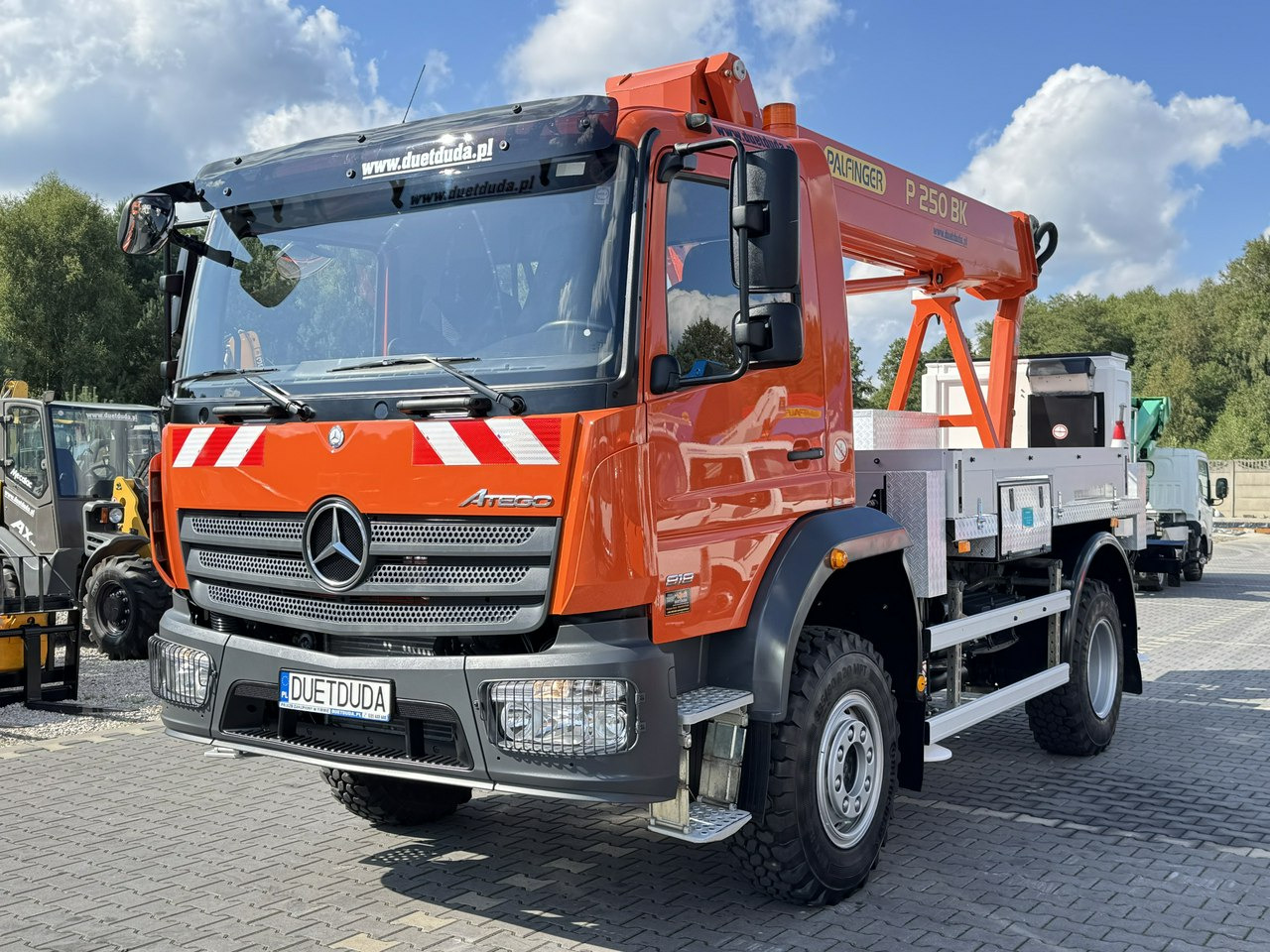 LKW mit Arbeitsbühne Mercedes Atego 818 E6 4x4 Zwyżka PALFINGER P250 BK Podnośnik Koszowy: das Bild 14
