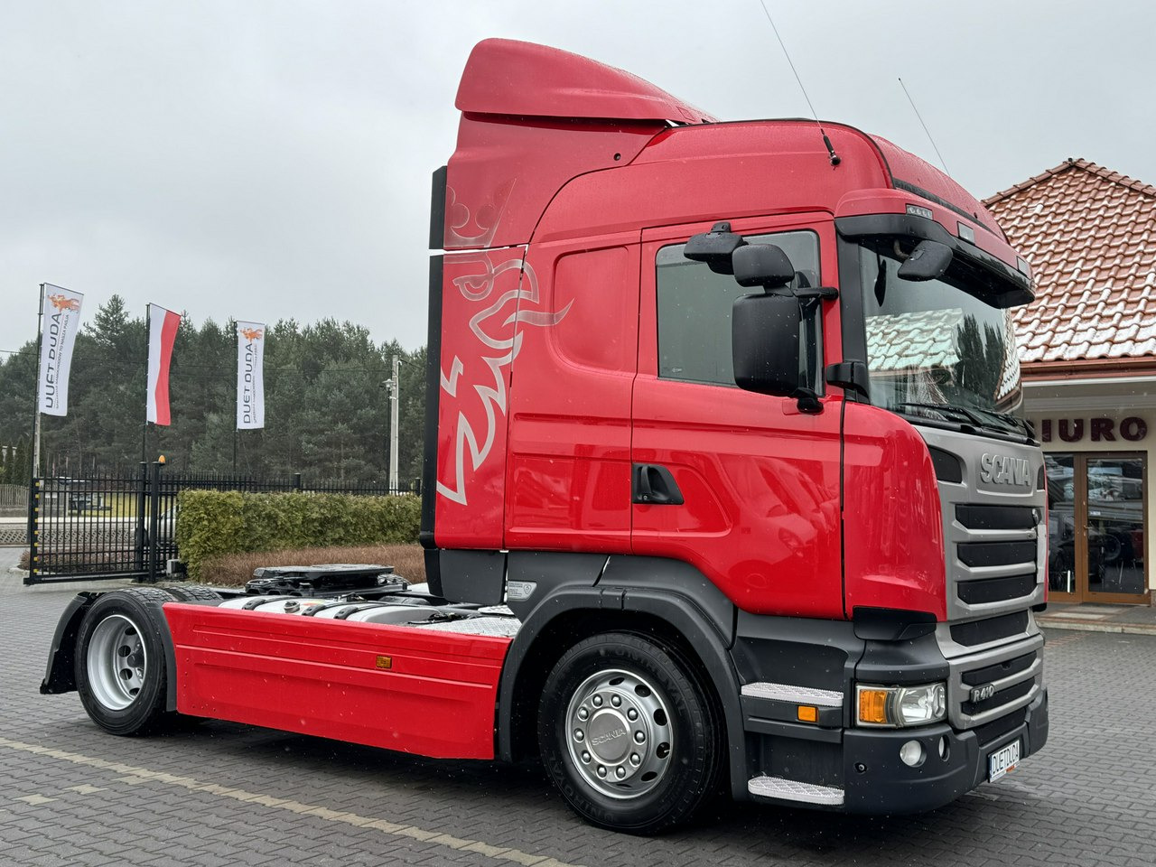 Scania R410 E6 4x2 Retarder Klima Postojowa Low deck / Mega - Sattelzugmaschine: das Bild 5 Scania R410 E6 4x2 Retarder Klima Postojowa Low deck / Mega - Sattelzugmaschine: das Bild 5