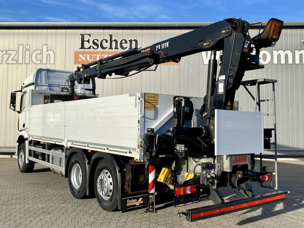 Mercedes-Benz 2545 L 6x2 Arocs / HIAB 177 K Pro Kran - Pritsche LKW, Autokran: das Bild 3 Mercedes-Benz 2545 L 6x2 Arocs / HIAB 177 K Pro Kran - Pritsche LKW, Autokran: das Bild 3