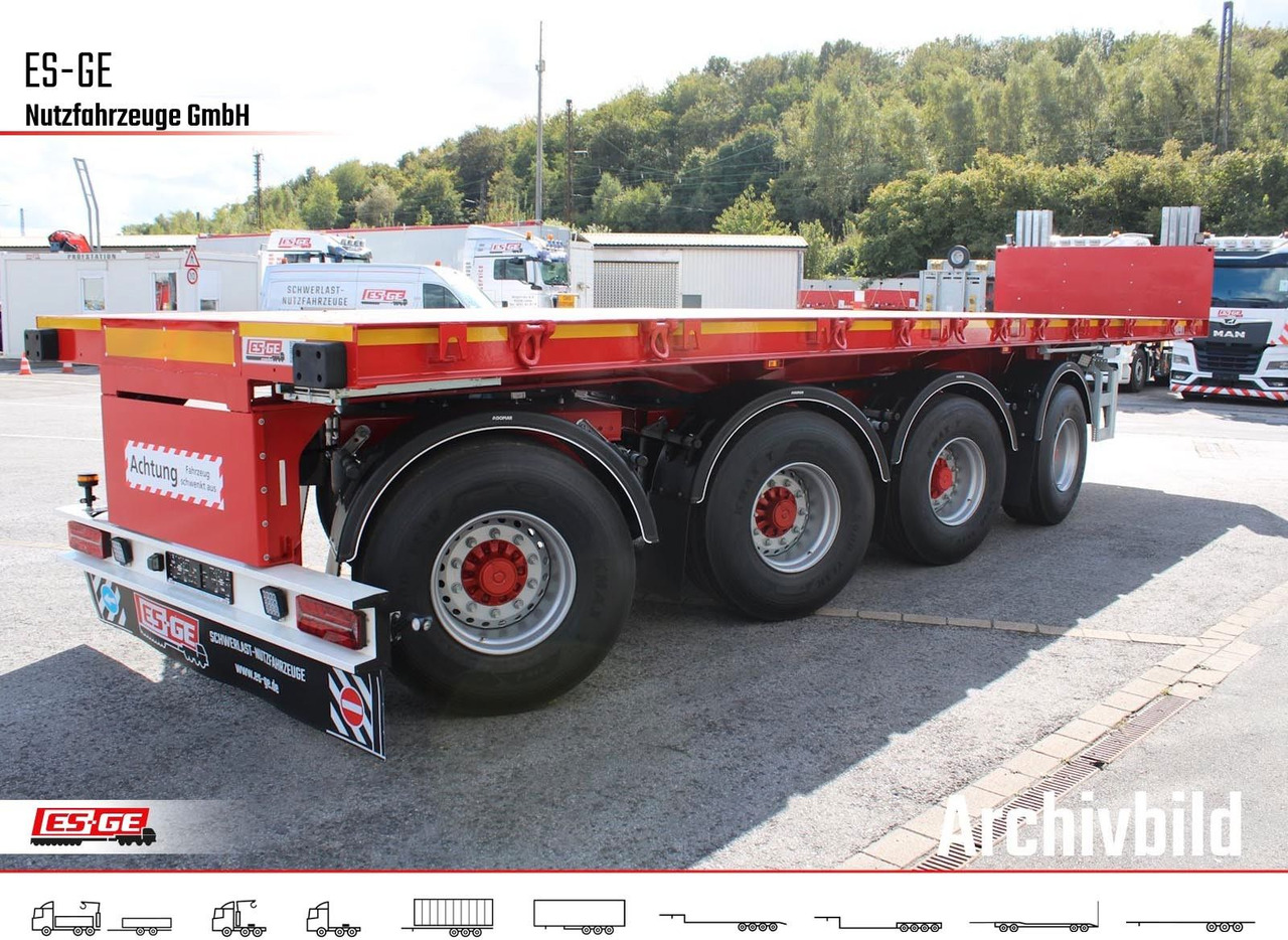 Pritschenauflieger/ Plattformauflieger ES-GE 4-Achs-Ballastauflieger: das Bild 8