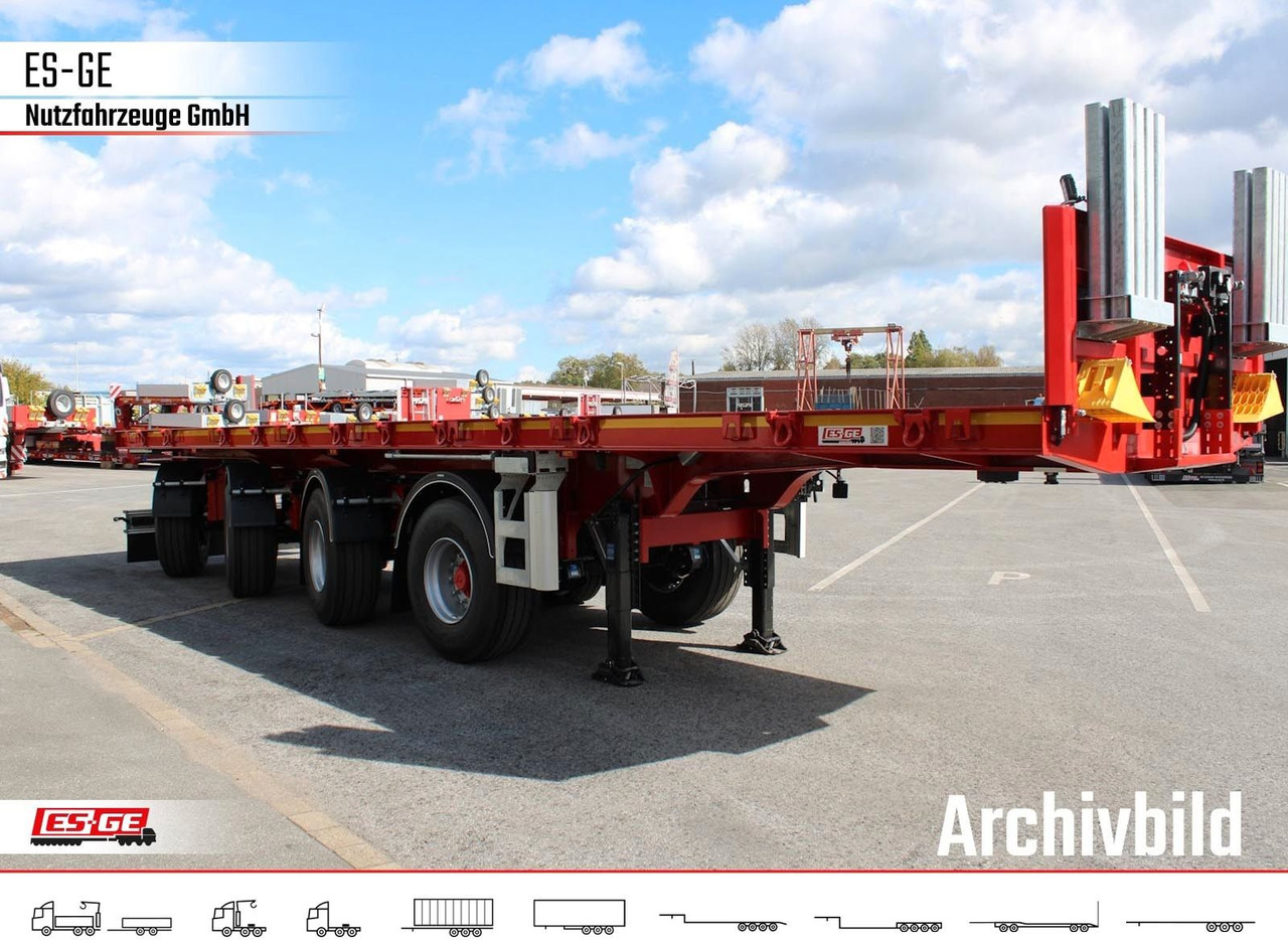 Pritschenauflieger/ Plattformauflieger ES-GE 4-Achs-Ballastauflieger: das Bild 9