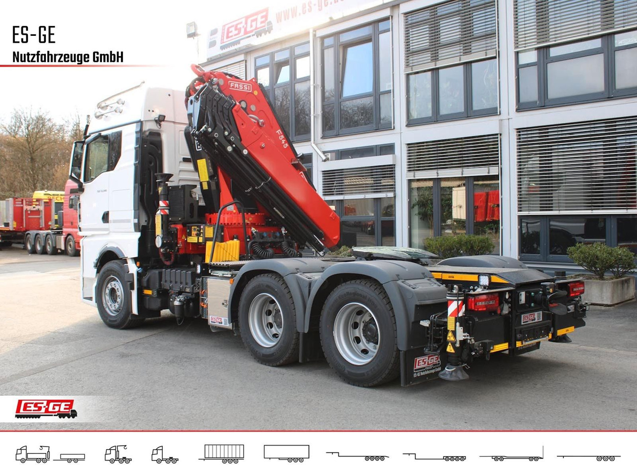 MAN TGX 33.540 6x4 BL SA mit Fassi F545RA.2.26 - Sattelzugmaschine: das Bild 2 MAN TGX 33.540 6x4 BL SA mit Fassi F545RA.2.26 - Sattelzugmaschine: das Bild 2