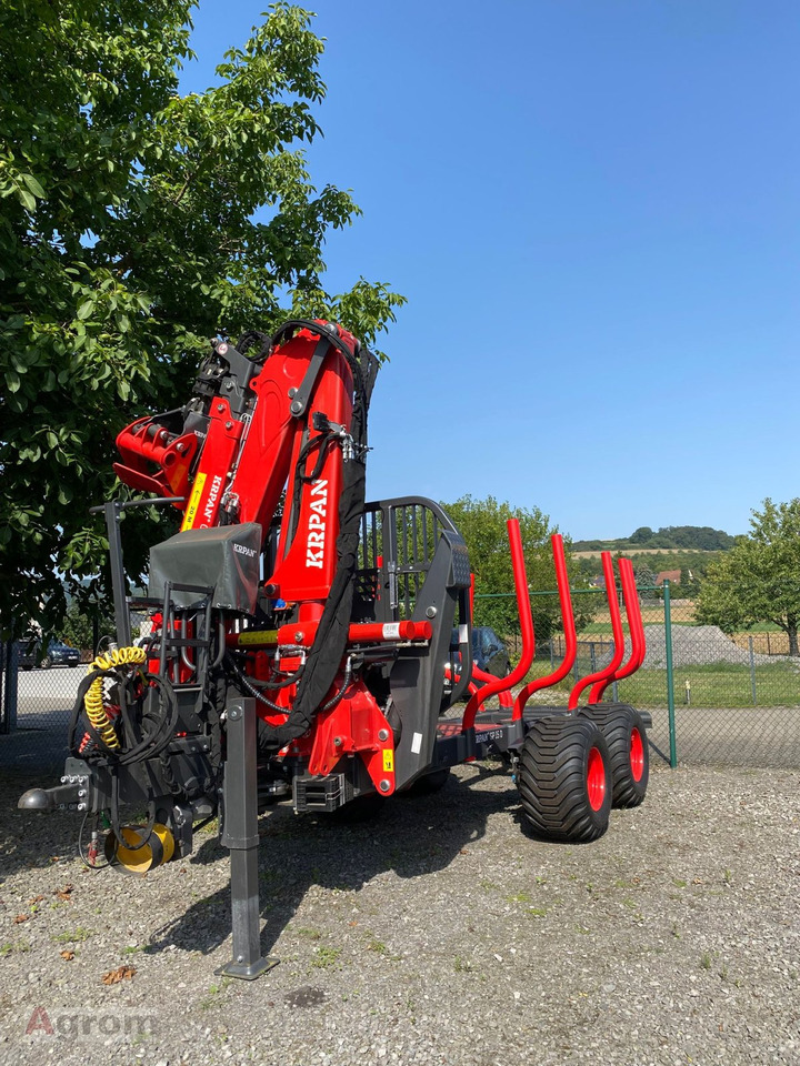 Krpan GP 15 D + 8,4Z Kran - Rückewagen: das Bild 1 Krpan GP 15 D + 8,4Z Kran - Rückewagen: das Bild 1