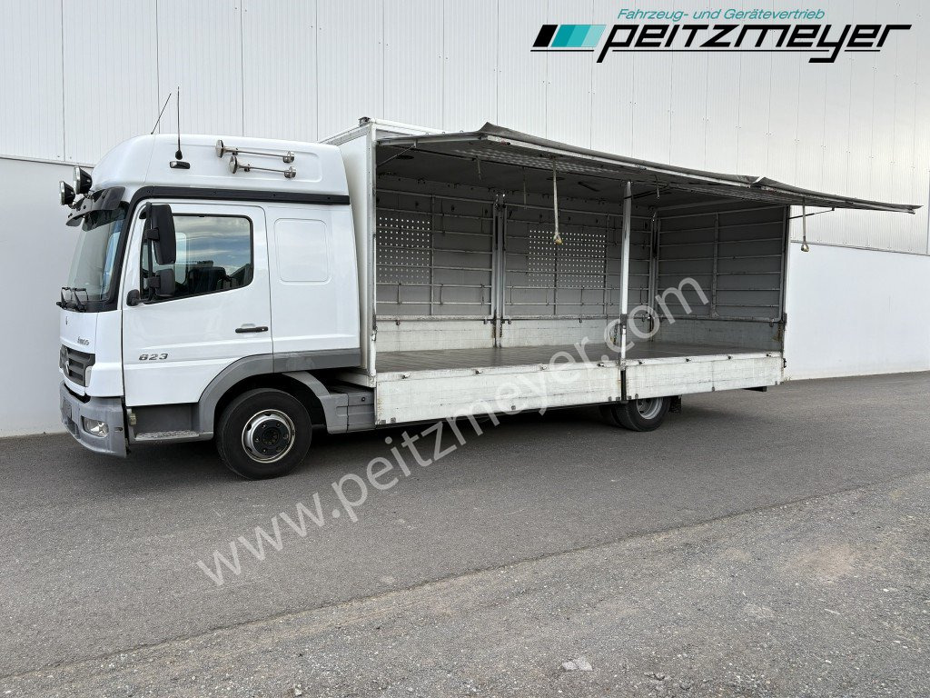 MERCEDES-BENZ Atego 823 L Geflügelpritsche L - Fahrerhaus, Klima, 2 x AHK - Koffer LKW: das Bild 1 MERCEDES-BENZ Atego 823 L Geflügelpritsche L - Fahrerhaus, Klima, 2 x AHK - Koffer LKW: das Bild 1