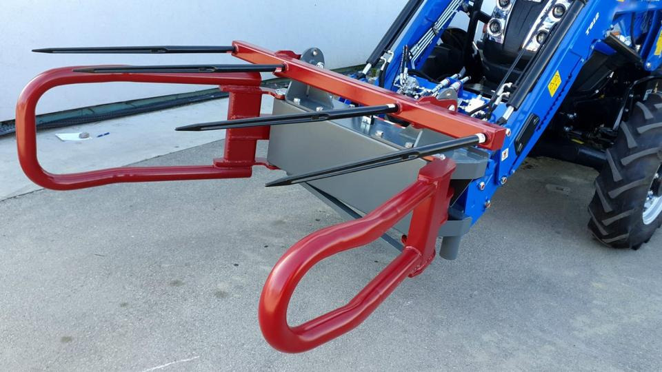 Ballenzange mit Zinken Rundbellenzange Silozange Frontlader Euro - Klammergeräte: das Bild 1 Ballenzange mit Zinken Rundbellenzange Silozange Frontlader Euro - Klammergeräte: das Bild 1