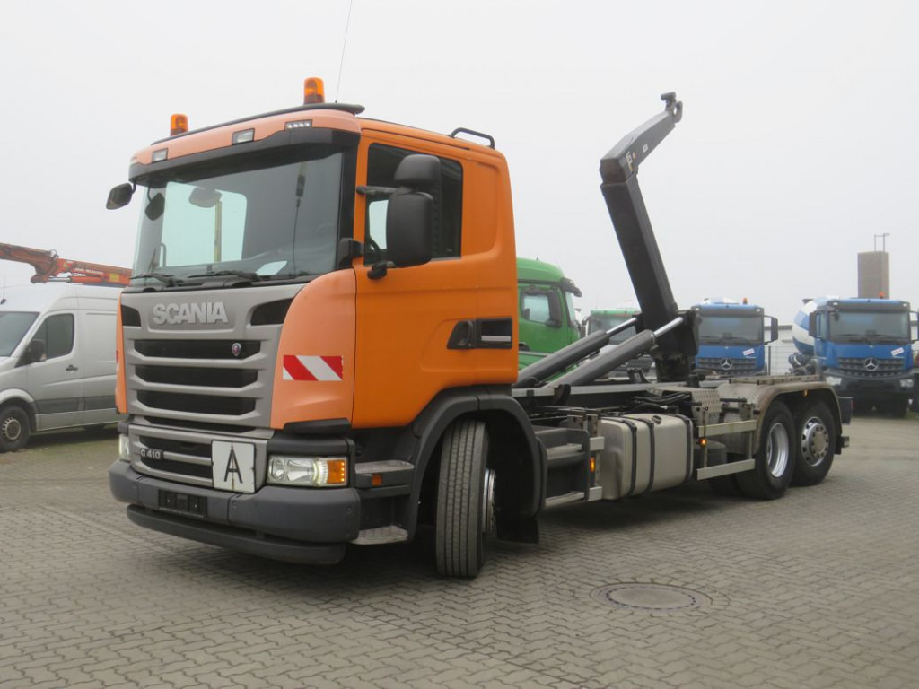 SCANIA (S) G 410 LB 6x2*4HNA Abrollkipper Lift+Lenkachse 289TKM - Abrollkipper: das Bild 1 SCANIA (S) G 410 LB 6x2*4HNA Abrollkipper Lift+Lenkachse 289TKM - Abrollkipper: das Bild 1