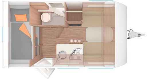 Weinsberg CaraOne 400 LK Auflastung 1200 kg - Wohnwagen: das Bild 2 Weinsberg CaraOne 400 LK Auflastung 1200 kg - Wohnwagen: das Bild 2