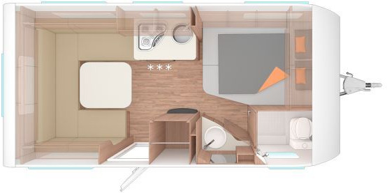 Weinsberg CaraOne 450 FU Elektrische Fußbodenerwärmung - Wohnwagen: das Bild 2 Weinsberg CaraOne 450 FU Elektrische Fußbodenerwärmung - Wohnwagen: das Bild 2