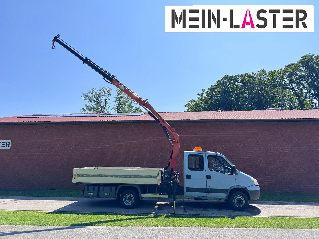 Iveco 65C180 3.0d Palfinger PK 6500 7 Sitzer - Pritschenwagen, Transporter mit Doppelkabine: das Bild 3 Iveco 65C180 3.0d Palfinger PK 6500 7 Sitzer - Pritschenwagen, Transporter mit Doppelkabine: das Bild 3