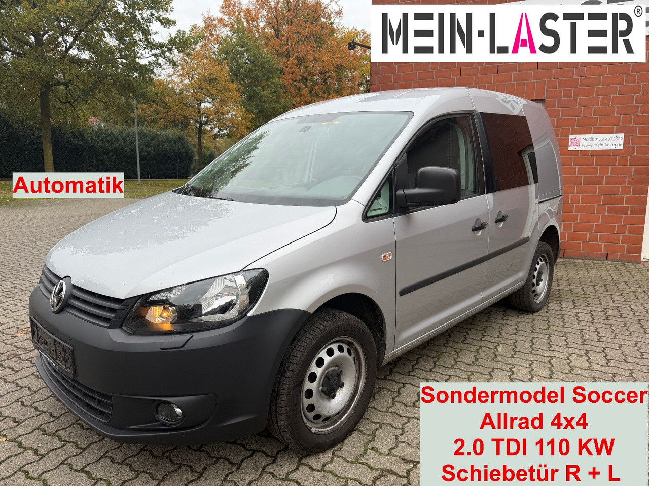 Volkswagen Caddy 2.0 TDI Kasten Soccer 4Motion Automatik - Kombi: das Bild 1 Volkswagen Caddy 2.0 TDI Kasten Soccer 4Motion Automatik - Kombi: das Bild 1