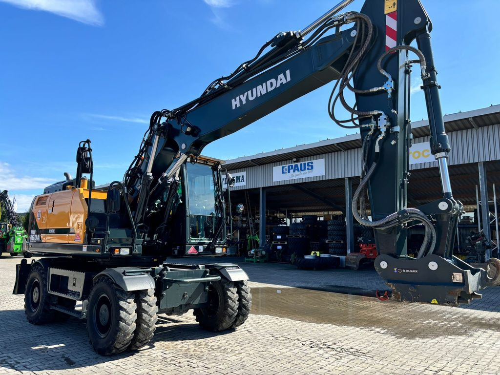 Hyundai HW160A Hyundai HW160A - Mobilbagger: das Bild 4 Hyundai HW160A Hyundai HW160A - Mobilbagger: das Bild 4