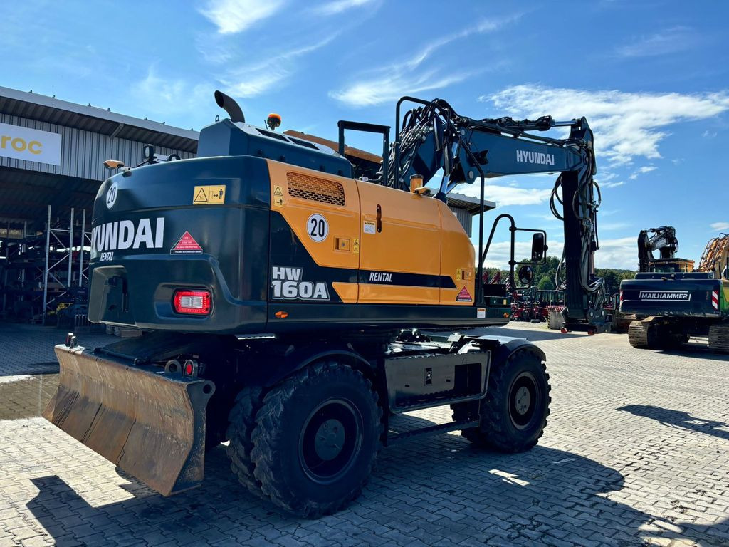 Hyundai HW160A Hyundai HW160A - Mobilbagger: das Bild 3 Hyundai HW160A Hyundai HW160A - Mobilbagger: das Bild 3