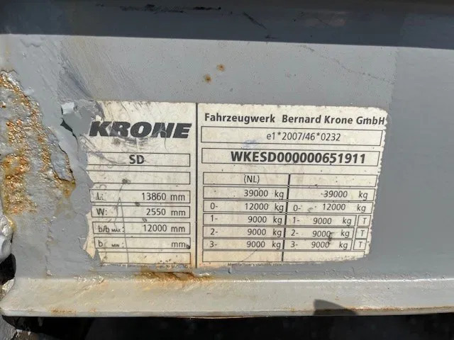 Krone 5x 2015 MEGA P400 HUCKEPACK FLAT - Pritschenauflieger/ Plattformauflieger: das Bild 3 Krone 5x 2015 MEGA P400 HUCKEPACK FLAT - Pritschenauflieger/ Plattformauflieger: das Bild 3