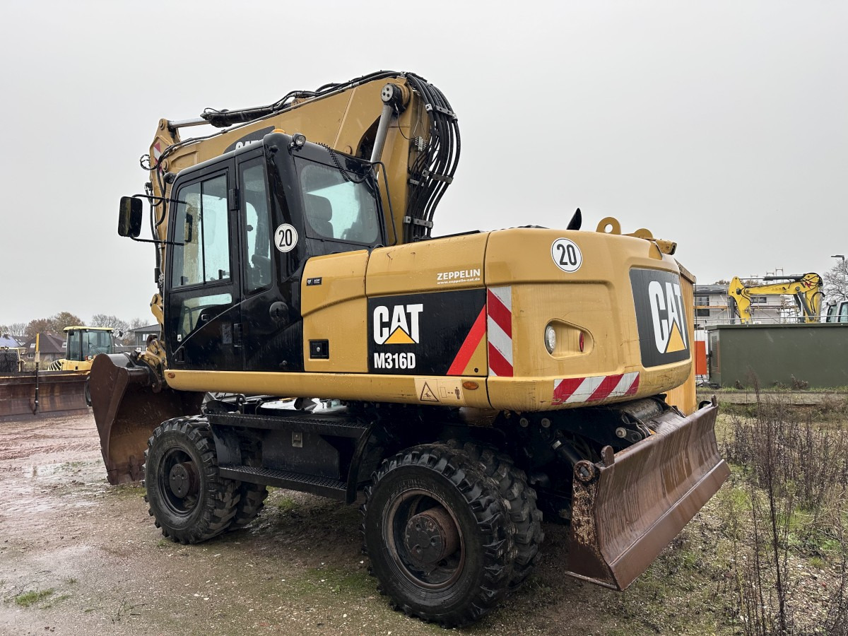 CATERPILLAR M 316 D full Hydr. Top Zustand German machine ! - Mobilbagger: das Bild 2 CATERPILLAR M 316 D full Hydr. Top Zustand German machine ! - Mobilbagger: das Bild 2