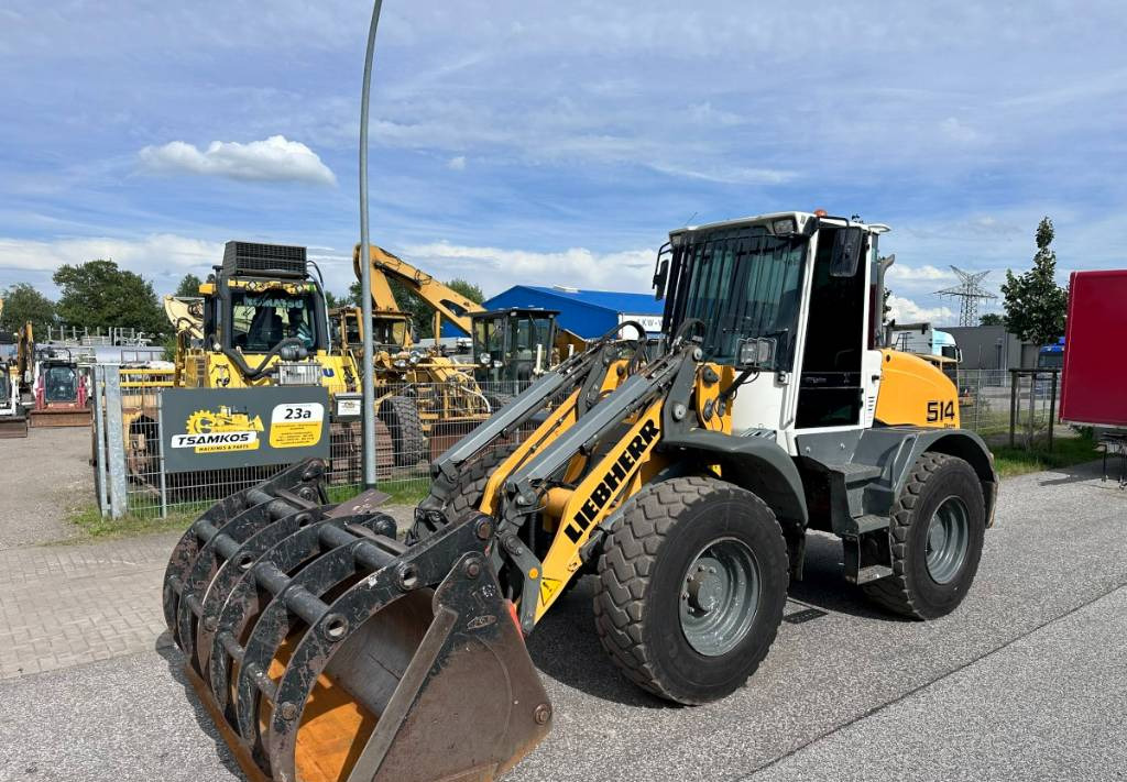 Liebherr L 514 Stereo +30 Kmh Klima 3er Kreis Greifschaufel - Radlader: das Bild 3 Liebherr L 514 Stereo +30 Kmh Klima 3er Kreis Greifschaufel - Radlader: das Bild 3