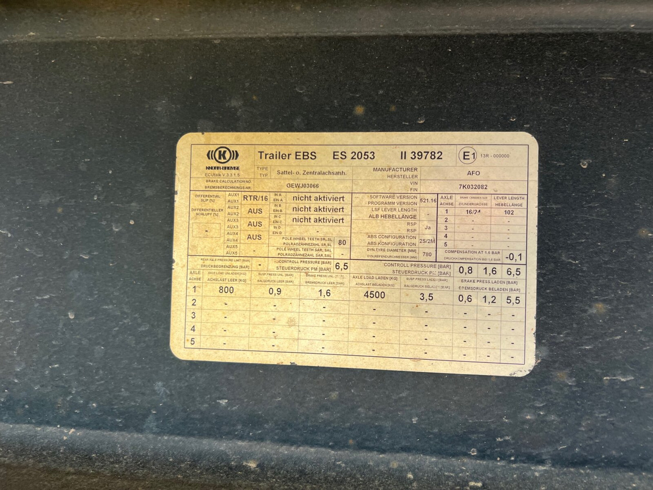 Koffer Anhänger Ackermann Z-LA-F 6.5/5.2 E Ackermann, Z-LA-F 6.5/5.2 E, durchladbar, 42 cbm: das Bild 6 Koffer Anhänger Ackermann Z-LA-F 6.5/5.2 E Ackermann, Z-LA-F 6.5/5.2 E, durchladbar, 42 cbm: das Bild 6