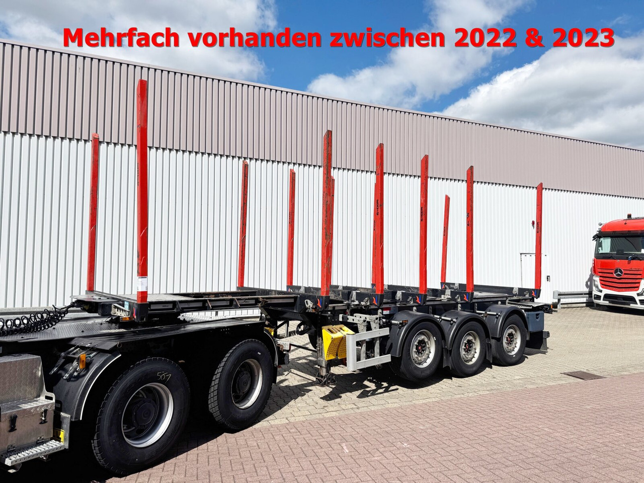 Doll LOGO H3L-14XL LOGO H3L-14XL, Liftachse, Nachlauflenkachse, teleskopierbar 9,4m-12,9 - Holzauflieger: das Bild 1 Doll LOGO H3L-14XL LOGO H3L-14XL, Liftachse, Nachlauflenkachse, teleskopierbar 9,4m-12,9 - Holzauflieger: das Bild 1