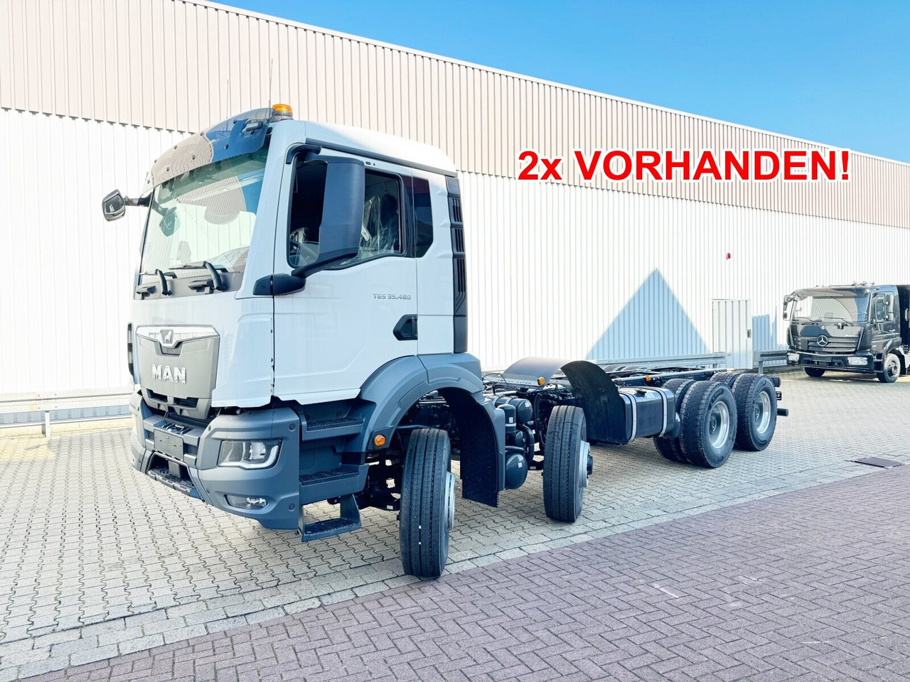 MAN TGS 35.480 8x6H BL CH TGS 35.480 8x6H BL CH, HydroDrive, Navi, Nebenantrieb - Fahrgestell LKW: das Bild 1 MAN TGS 35.480 8x6H BL CH TGS 35.480 8x6H BL CH, HydroDrive, Navi, Nebenantrieb - Fahrgestell LKW: das Bild 1