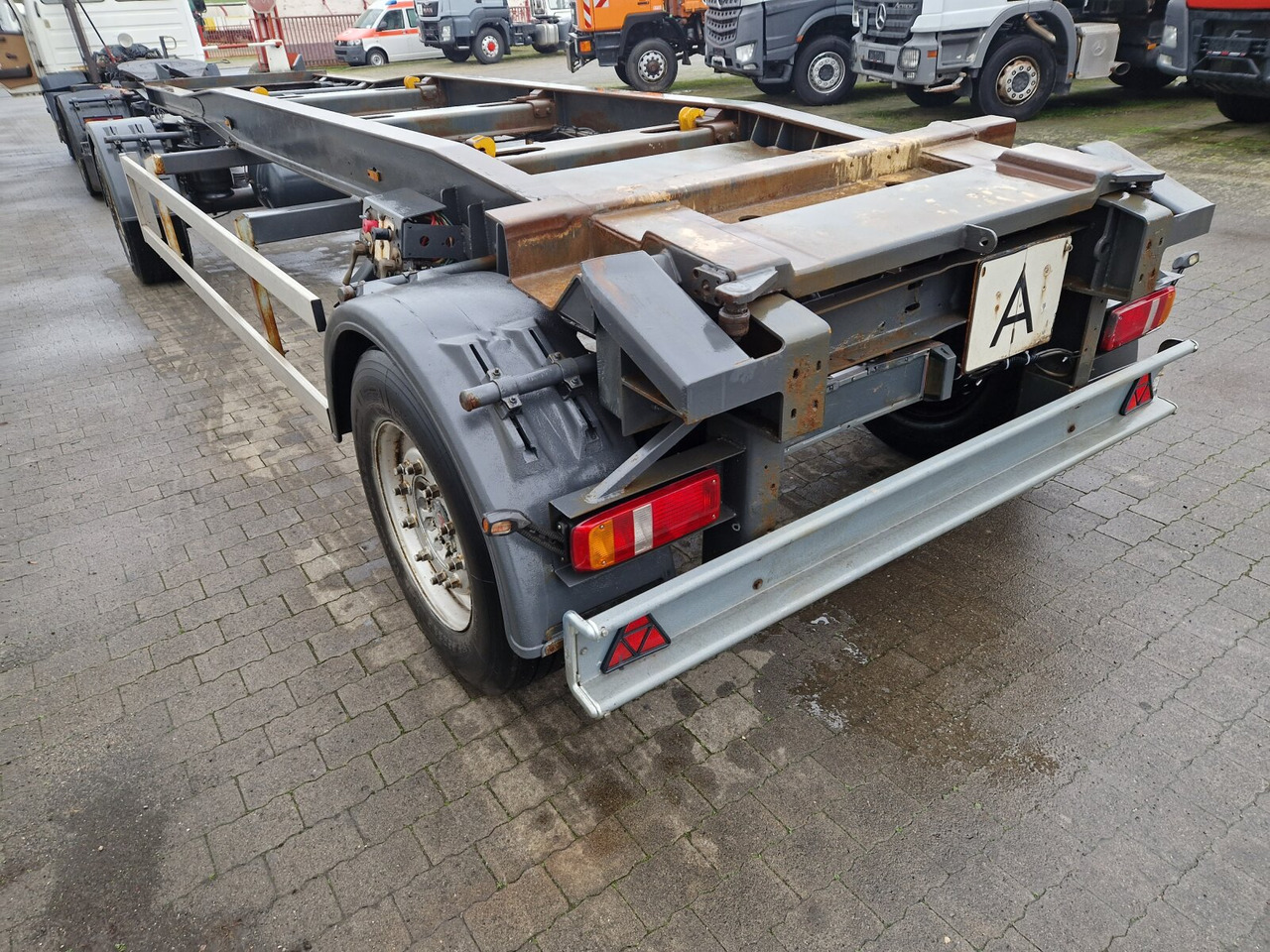 Schmitz Cargobull ACF 18 S ACF 18 S, Schlittenabroller bis 7 m Beh. - Abrollanhänger/ Absetzanhänger: das Bild 2 Schmitz Cargobull ACF 18 S ACF 18 S, Schlittenabroller bis 7 m Beh. - Abrollanhänger/ Absetzanhänger: das Bild 2