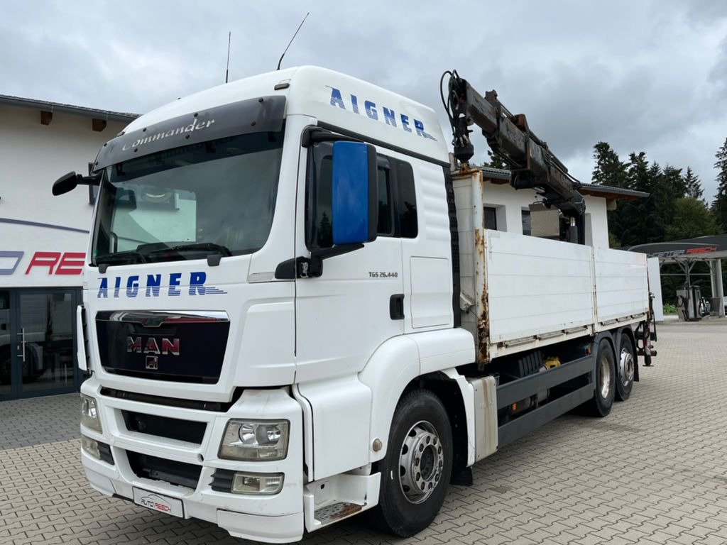 MAN TGS 26.440 Baustoff mit HIAB XS 166 Kran MAN TGS 26.440 Baustoff mit HIAB XS 166 Kran - Pritsche LKW, Autokran: das Bild 3 MAN TGS 26.440 Baustoff mit HIAB XS 166 Kran MAN TGS 26.440 Baustoff mit HIAB XS 166 Kran - Pritsche LKW, Autokran: das Bild 3