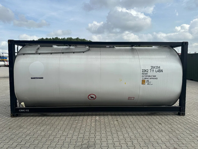 CIMC 20FT ISO / 25.030L - 1 comp. / L4BN / UN Portable / T11 / test: 10 -2026 - Tankcontainer: das Bild 3 CIMC 20FT ISO / 25.030L - 1 comp. / L4BN / UN Portable / T11 / test: 10 -2026 - Tankcontainer: das Bild 3