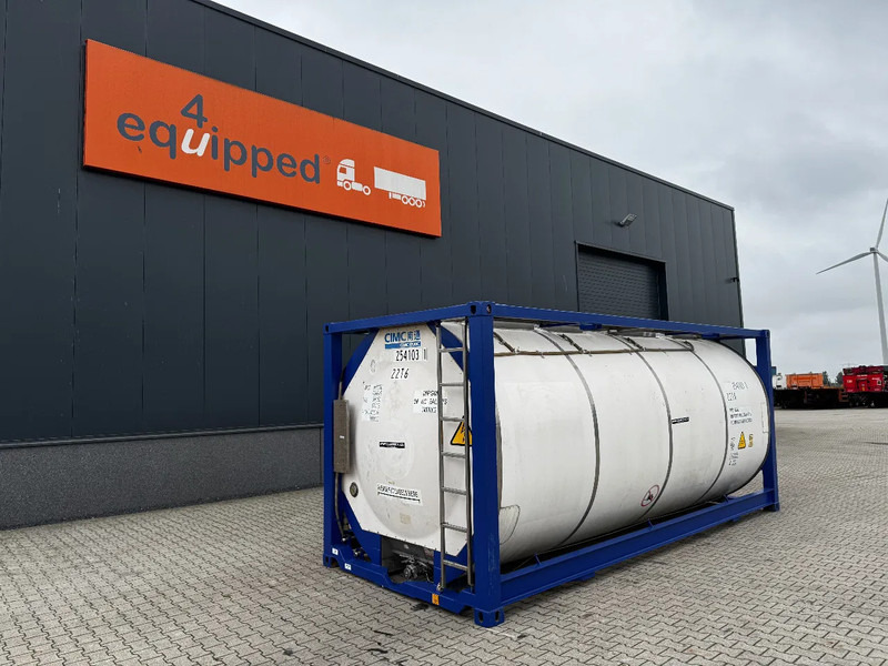 CIMC 20FT ISO, 25.050L / 1-COMP / 3 BAFFELS / T11 / 4 manholes / ADR valid until 04/2027 - Tankcontainer: das Bild 1 CIMC 20FT ISO, 25.050L / 1-COMP / 3 BAFFELS / T11 / 4 manholes / ADR valid until 04/2027 - Tankcontainer: das Bild 1
