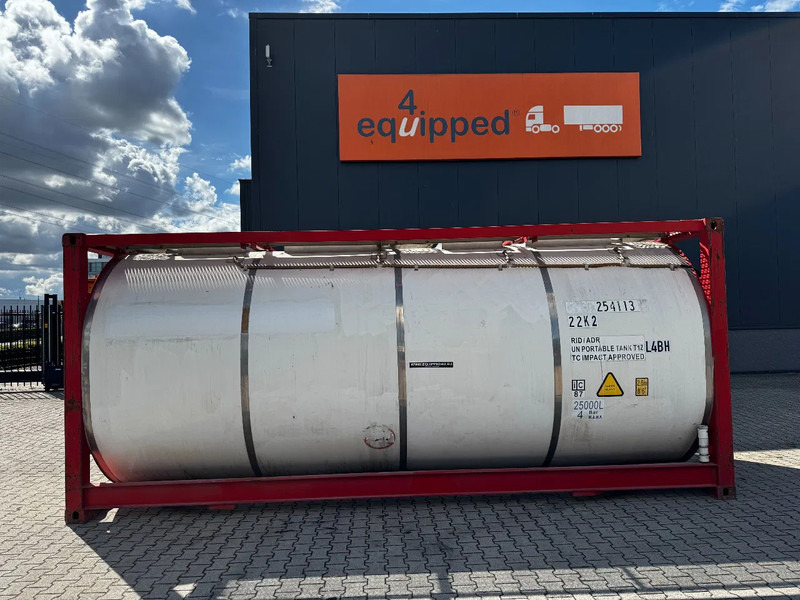 CIMC 20FT ISO, 25.050L / 1-COMP / 3 BAFFELS / T12 / 22K2 / 4 manholes / ADR valid until 11/2026 - Tankcontainer: das Bild 2 CIMC 20FT ISO, 25.050L / 1-COMP / 3 BAFFELS / T12 / 22K2 / 4 manholes / ADR valid until 11/2026 - Tankcontainer: das Bild 2