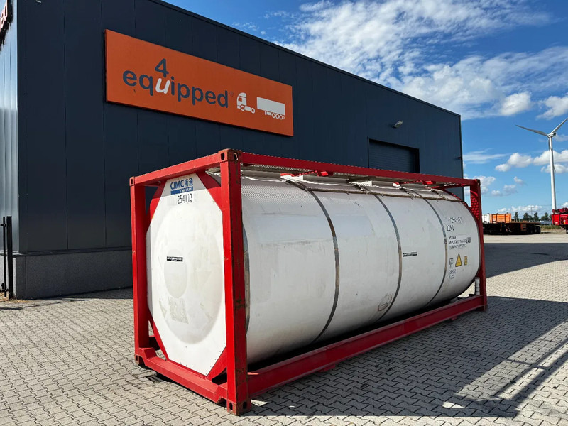 CIMC 20FT ISO, 25.050L / 1-COMP / 3 BAFFELS / T12 / 22K2 / 4 manholes / ADR valid until 11/2026 - Tankcontainer: das Bild 1 CIMC 20FT ISO, 25.050L / 1-COMP / 3 BAFFELS / T12 / 22K2 / 4 manholes / ADR valid until 11/2026 - Tankcontainer: das Bild 1
