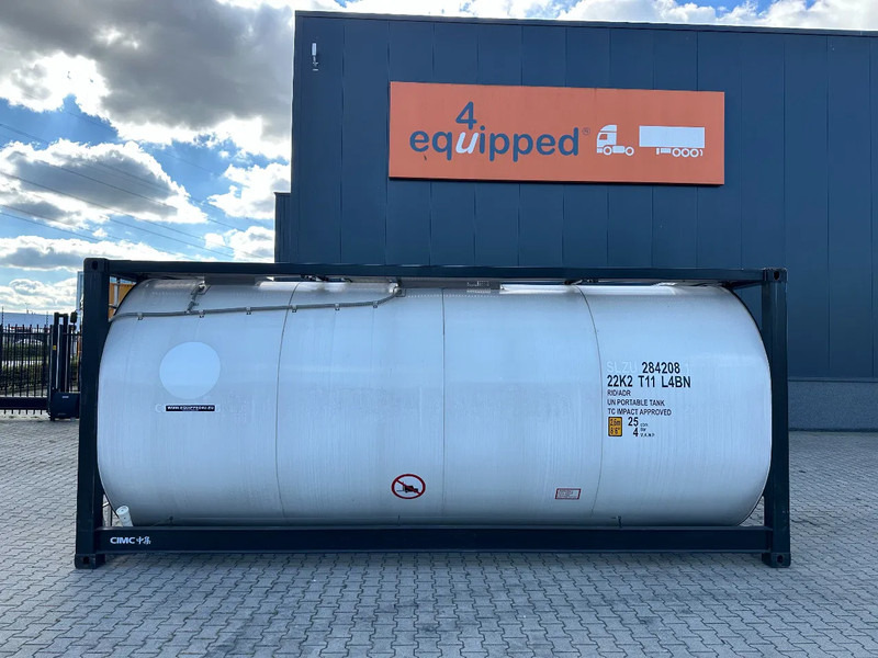 CIMC NEW / UNUSED, for FOOD STUFF or CHEMICAL, 20FT ISO, 25.030L, L4BN, UN Portable, T11, test: 1-2027 - Tankcontainer: das Bild 2 CIMC NEW / UNUSED, for FOOD STUFF or CHEMICAL, 20FT ISO, 25.030L, L4BN, UN Portable, T11, test: 1-2027 - Tankcontainer: das Bild 2