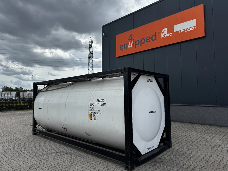 CIMC TOP: 2022, 20FT ISO, 25.030L, L4BN, UN Portable, T11, test: 09-2026 - Tankcontainer: das Bild 3 CIMC TOP: 2022, 20FT ISO, 25.030L, L4BN, UN Portable, T11, test: 09-2026 - Tankcontainer: das Bild 3