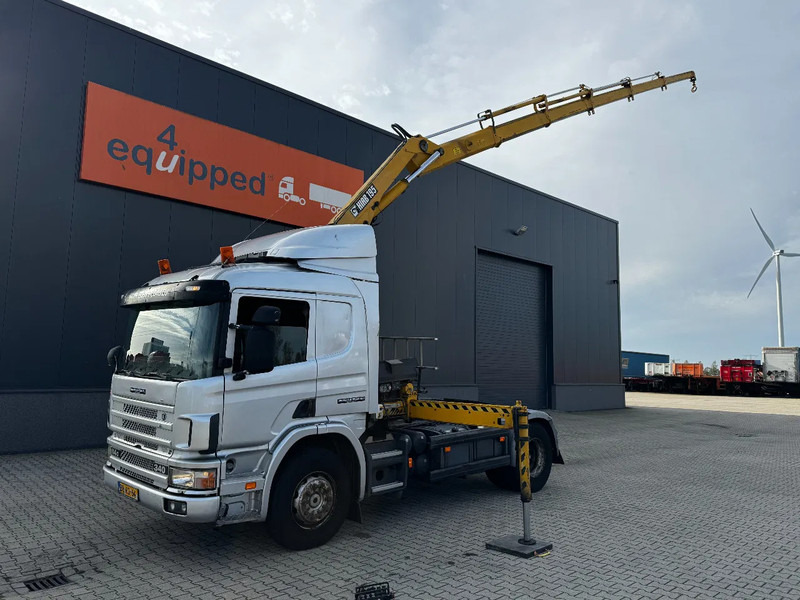 Scania P114-340 + HIAB 19-5 crane + remote / Euro-3 / 3 pedals / NL-truck / APK: 12-2025 - Autokran: das Bild 2 Scania P114-340 + HIAB 19-5 crane + remote / Euro-3 / 3 pedals / NL-truck / APK: 12-2025 - Autokran: das Bild 2