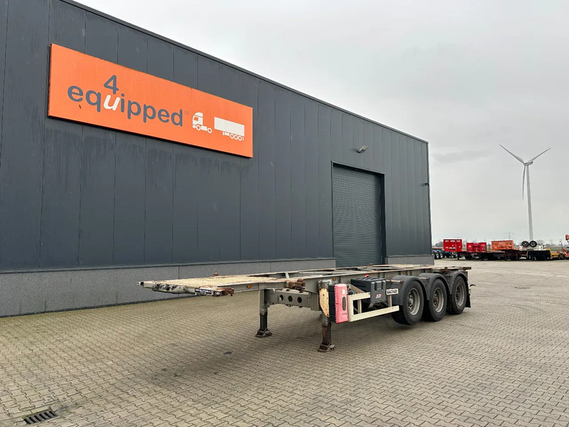 TURBO'S HOET 20FT/30FT, ADR (FL, AT), ALCOA, galvanized, BPW+DISC, liftaxle - Container/ Wechselfahrgestell Auflieger: das Bild 1 TURBO'S HOET 20FT/30FT, ADR (FL, AT), ALCOA, galvanized, BPW+DISC, liftaxle - Container/ Wechselfahrgestell Auflieger: das Bild 1