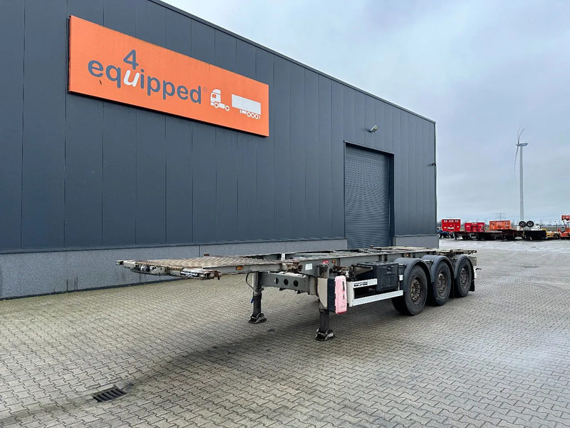 TURBO'S HOET 20FT/30FT, ADR (FL, AT), empty weight: 3.720kg, liftaxle, SAF disc - Container/ Wechselfahrgestell Auflieger: das Bild 2 TURBO'S HOET 20FT/30FT, ADR (FL, AT), empty weight: 3.720kg, liftaxle, SAF disc - Container/ Wechselfahrgestell Auflieger: das Bild 2