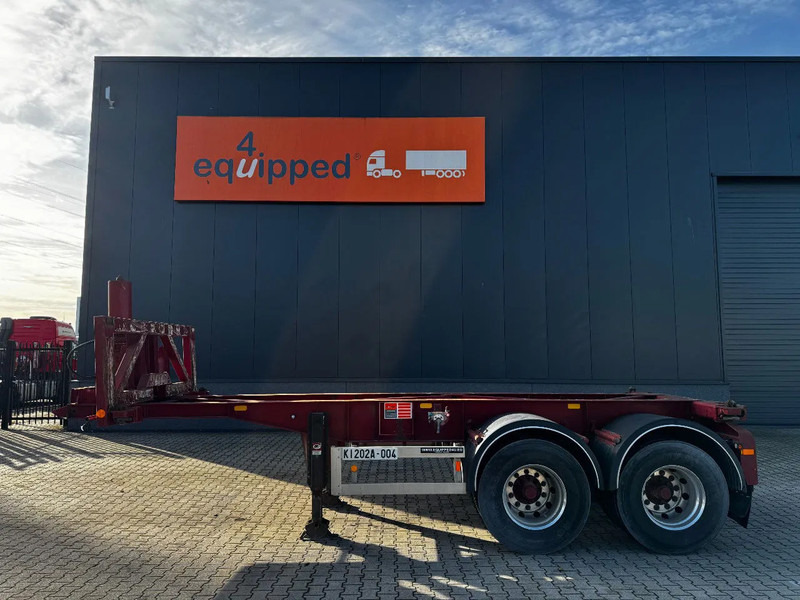 Van Hool 2 AXLE 20FT TIPPING-CHASSIS / TWIN-TIRES / BPW + DRUM / ALCOA / NL-trailer / APK - Container/ Wechselfahrgestell Auflieger: das Bild 2 Van Hool 2 AXLE 20FT TIPPING-CHASSIS / TWIN-TIRES / BPW + DRUM / ALCOA / NL-trailer / APK - Container/ Wechselfahrgestell Auflieger: das Bild 2