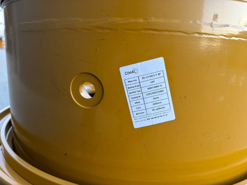 Cat 17.00-25/1.7 RIM for 20.5 x 25 - CAT 938M - Felgen und Reifen für Baumaschine: das Bild 5 Cat 17.00-25/1.7 RIM for 20.5 x 25 - CAT 938M - Felgen und Reifen für Baumaschine: das Bild 5