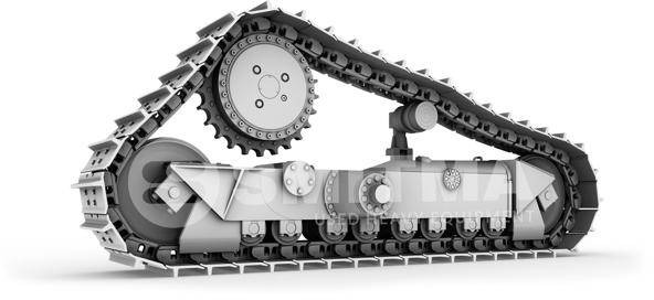 Rahmen/ Chassis für Baumaschine Cat D6M: das Bild 1