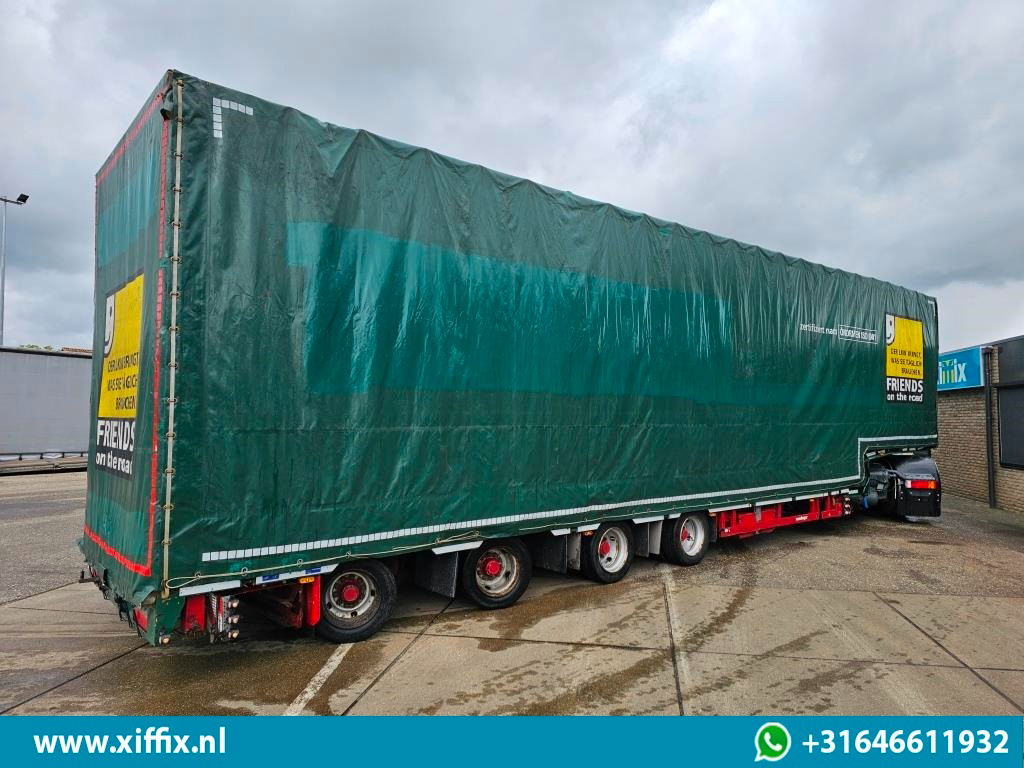 Tieflader Auflieger Meusburger 4-ass. Uitschuifbare semi dieplader met huifopbouw / 2x Naloop gestuu: das Bild 13 Tieflader Auflieger Meusburger 4-ass. Uitschuifbare semi dieplader met huifopbouw / 2x Naloop gestuu: das Bild 13