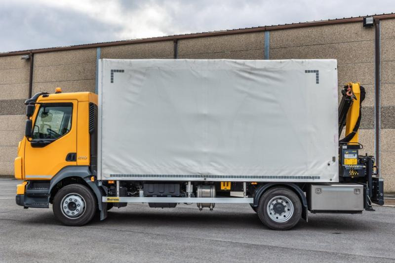 Volvo FL 210+PK 7001 K - 6340 Km's - Plane LKW, Autokran: das Bild 2 Volvo FL 210+PK 7001 K - 6340 Km's - Plane LKW, Autokran: das Bild 2