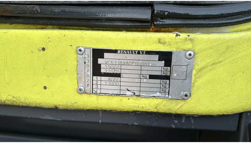 Kipper Renault KERAX 340 (4X4 / CAMION FRANCAIS / PARFAIT ETAT / LAMES / BOITE ET POMPE MANUELLE / FRENCH TRUCK): das Bild 15