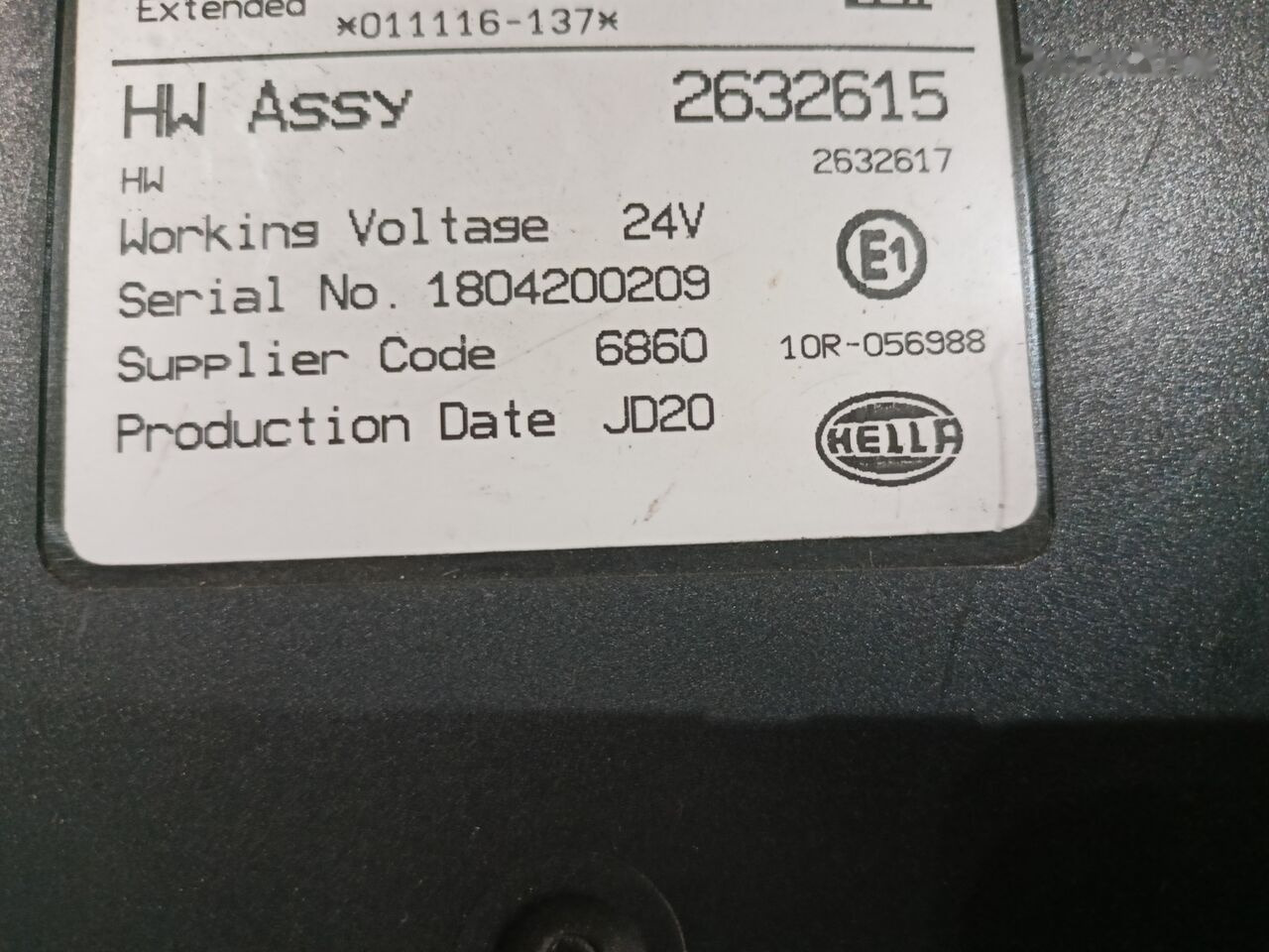 Scania G,R,S 2632613 truck - Steuergerät für LKW: das Bild 4 Scania G,R,S 2632613 truck - Steuergerät für LKW: das Bild 4