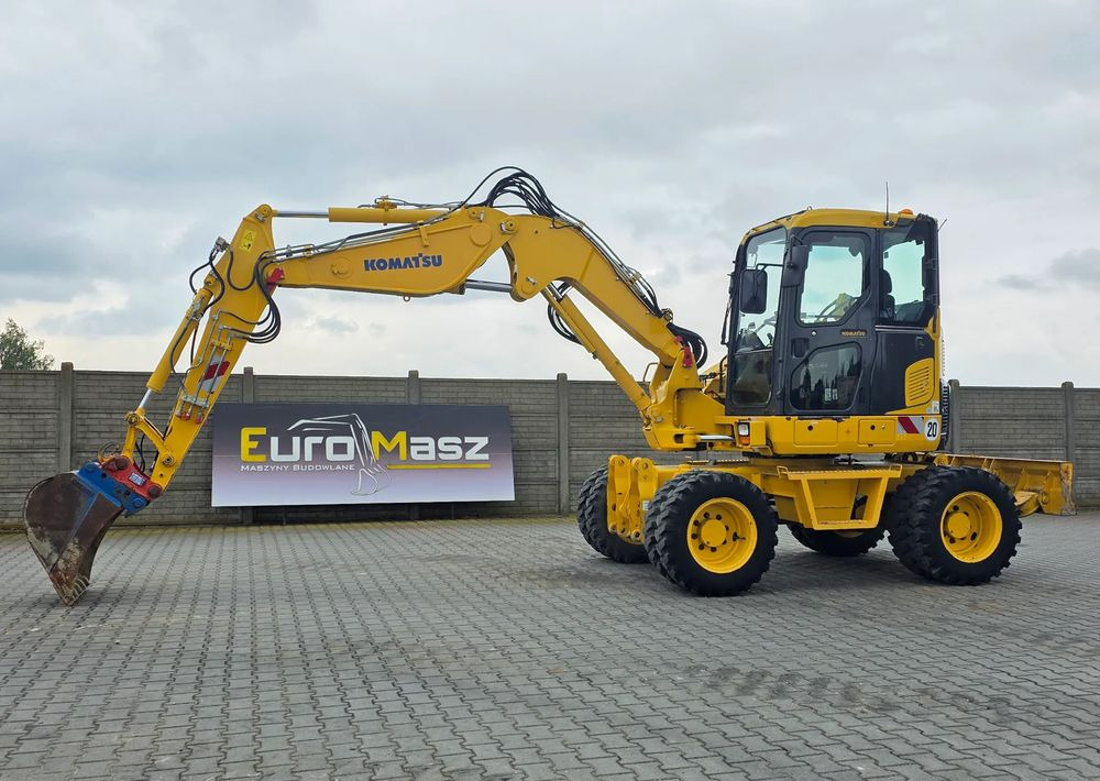 Komatsu PW 98MR-8, 2017 ROK, 5200 MTH, BEZ DPF i ADBLUE - Mobilbagger: das Bild 2 Komatsu PW 98MR-8, 2017 ROK, 5200 MTH, BEZ DPF i ADBLUE - Mobilbagger: das Bild 2