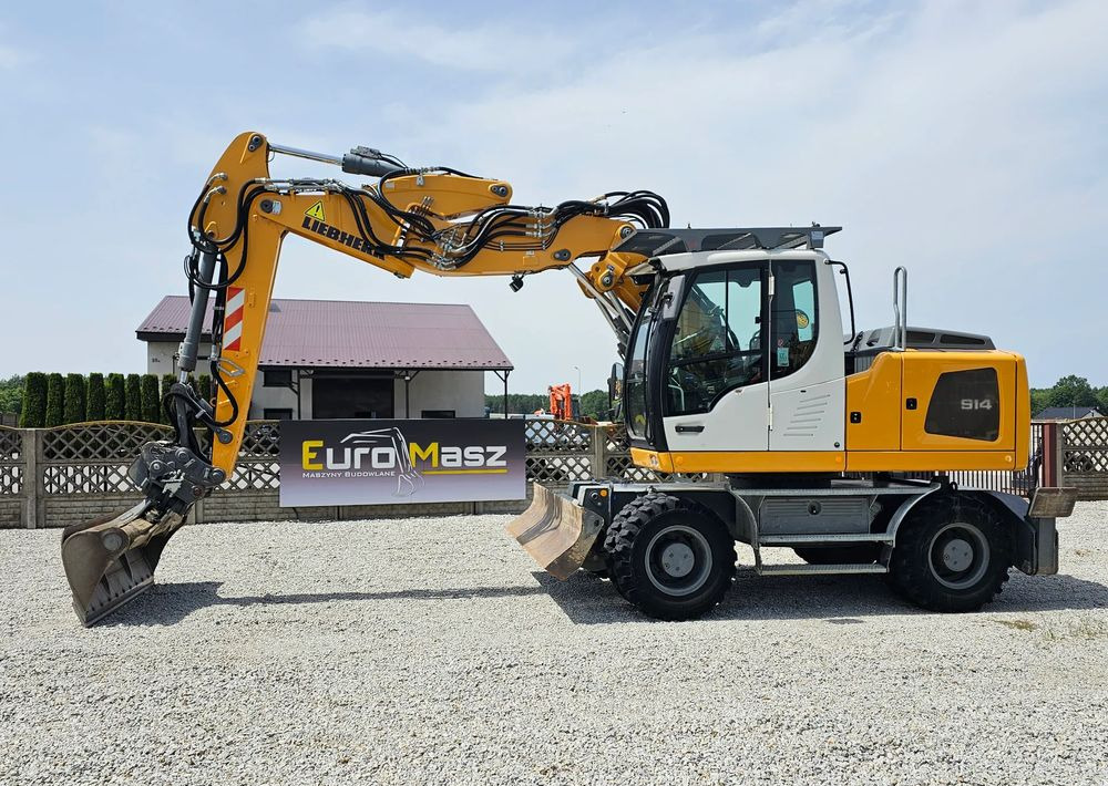 Mobilbagger Liebherr A 914 Litronic, 2016 ROK, 4300 MTH: das Bild 1