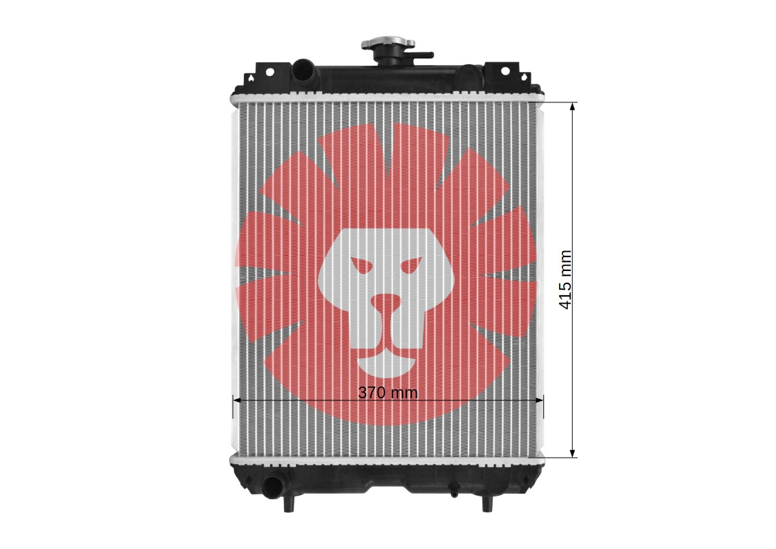 CASE CX15B CX17B CX18B - Kühler für Minibagger: das Bild 3 CASE CX15B CX17B CX18B - Kühler für Minibagger: das Bild 3