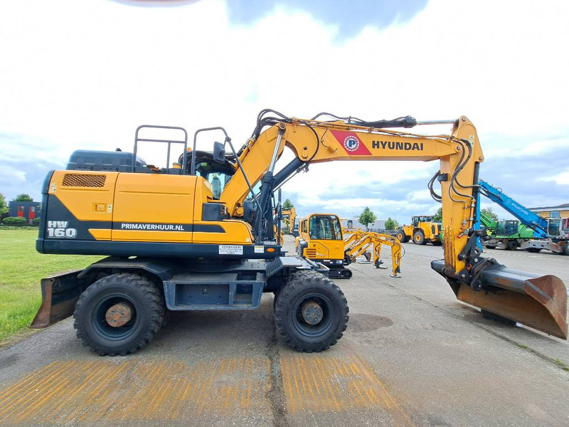 Hyundai HW 160 - Mobilbagger: das Bild 5 Hyundai HW 160 - Mobilbagger: das Bild 5