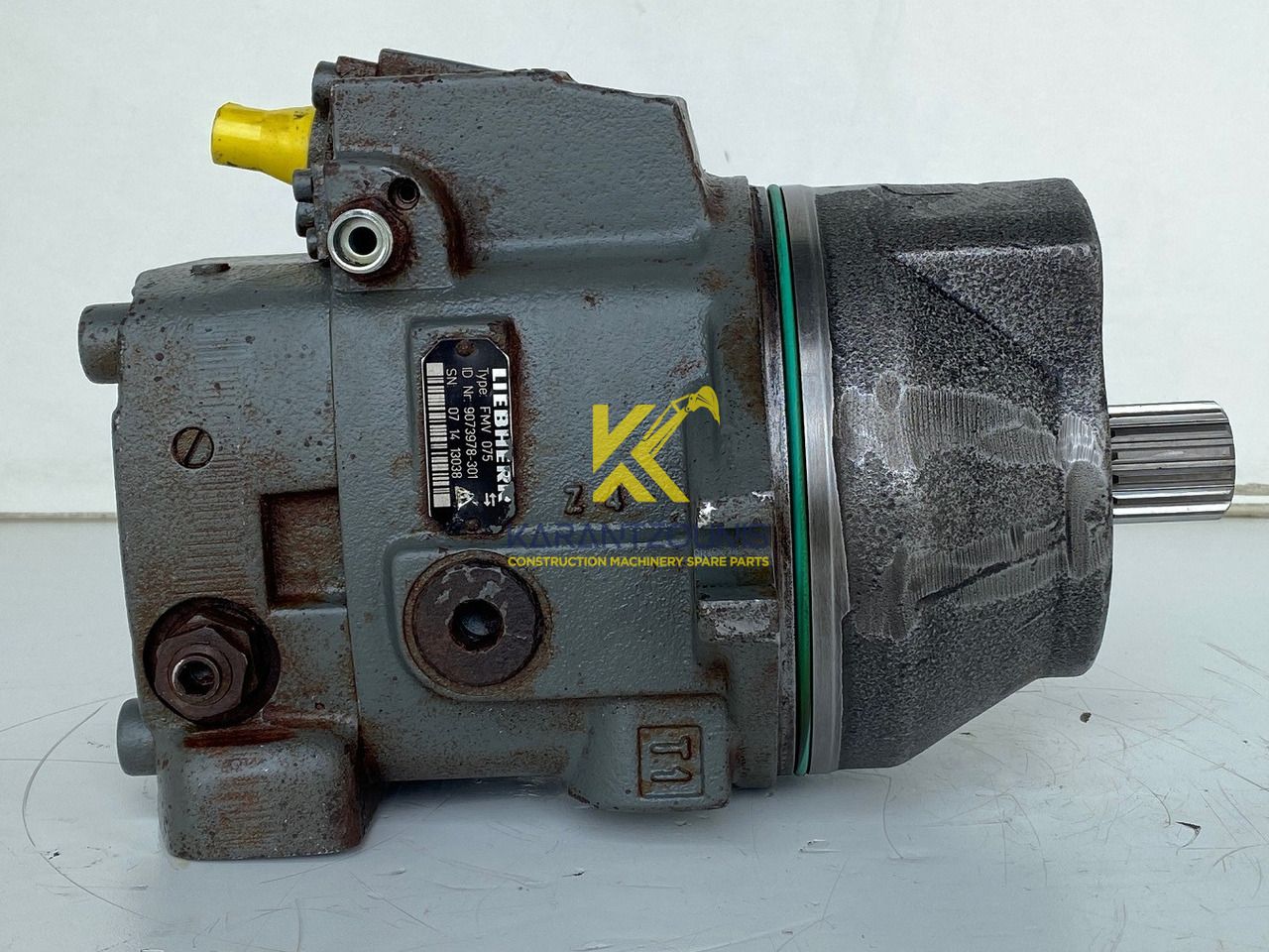 Liebherr Hydraulikeinbaumotor FMV075, ID-Nr.9073978. LOS914, LOS924, R902, R904, R912, R914, R922, R924, R924 COMP, R924 COMPA. #13038# - Hydraulikmotor für Kettenbagger: das Bild 3 Liebherr Hydraulikeinbaumotor FMV075, ID-Nr.9073978. LOS914, LOS924, R902, R904, R912, R914, R922, R924, R924 COMP, R924 COMPA. #13038# - Hydraulikmotor für Kettenbagger: das Bild 3