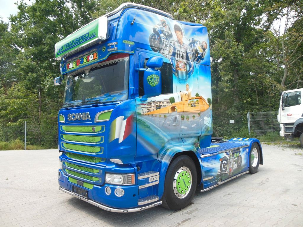 Scania R520, V8, ROSSI, LEDER, TOP!!! Scania R520, V8, ROSSI, LEDER, TOP!!! - Sattelzugmaschine: das Bild 1 Scania R520, V8, ROSSI, LEDER, TOP!!! Scania R520, V8, ROSSI, LEDER, TOP!!! - Sattelzugmaschine: das Bild 1